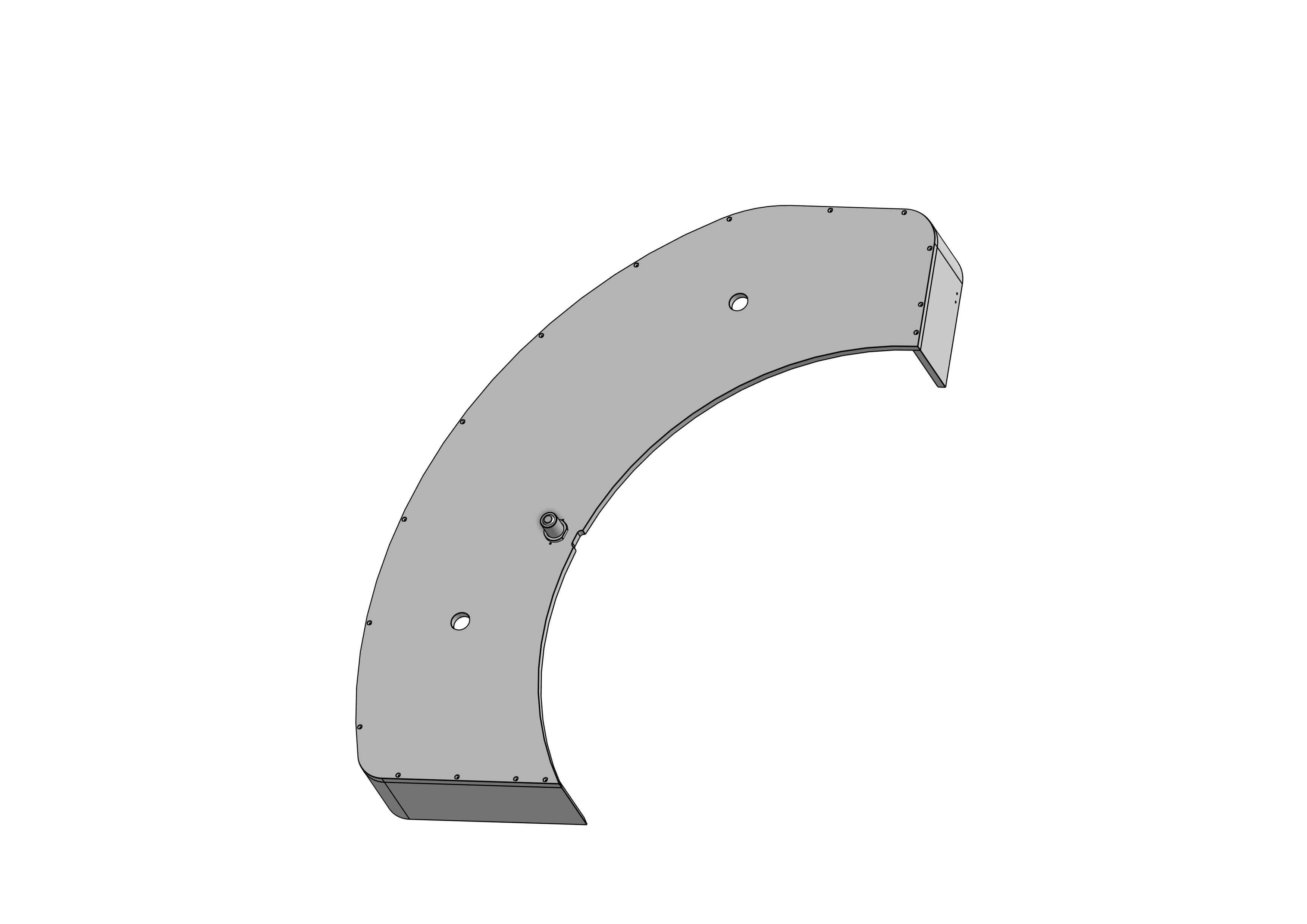 TAF AR RH Chip Cover Complete (GSTA0328)