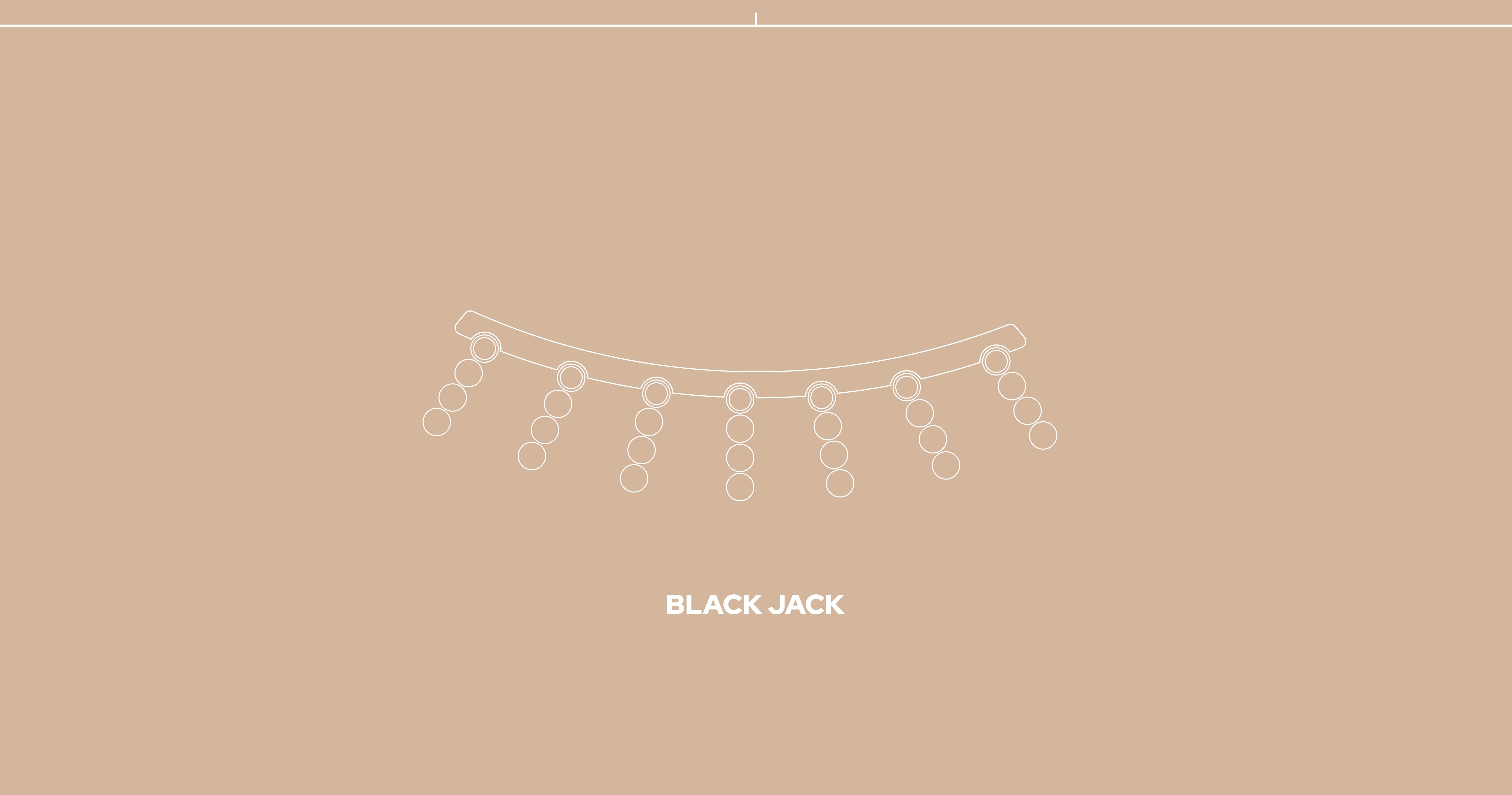 Layout Black Jack BJ-4Rings Standard Logo Beige