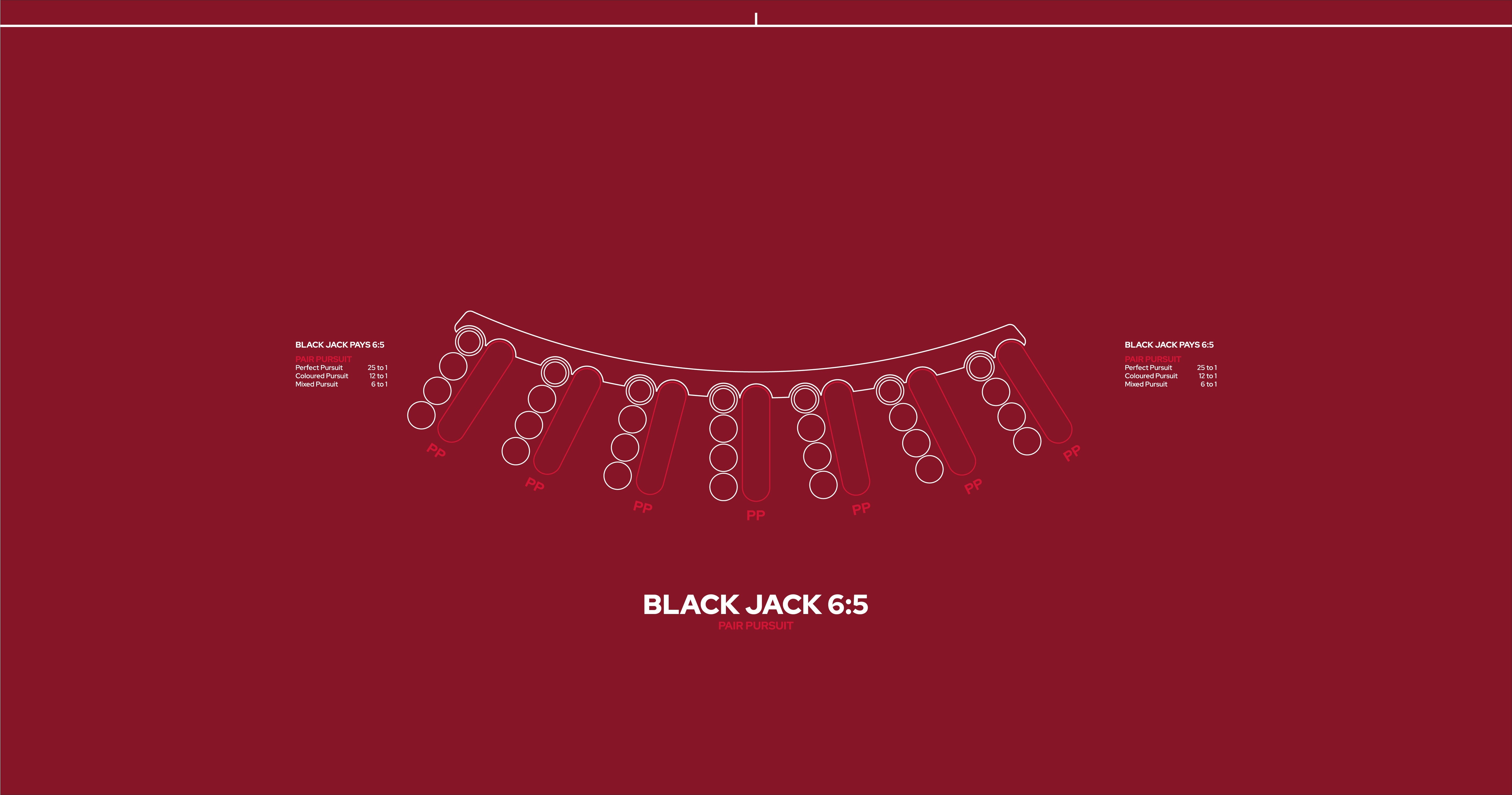 Layout,BJ Pays 6:5 Red