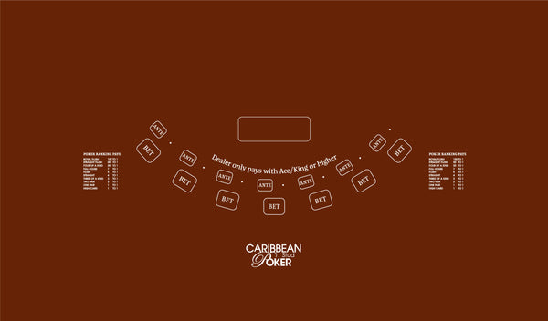 Layout, Caribbean Stud Poker,Camel (MWLA0227)