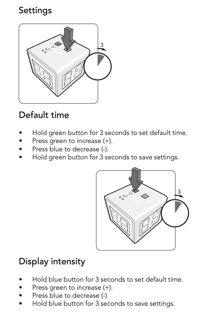 Poker Shot Clock Operation Manual