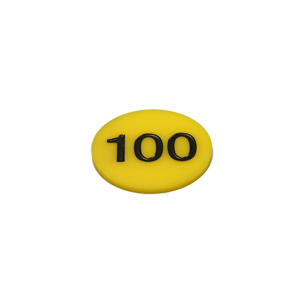 Marker Button 100 Yellow