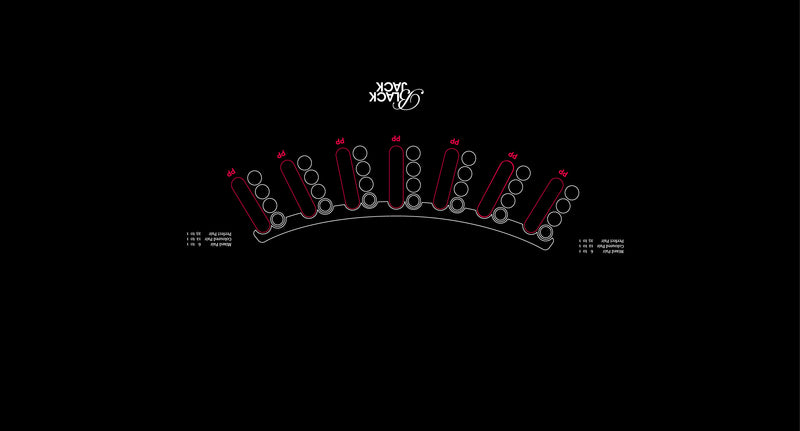 Layout BJ Perfect Pair Black C60 M60 Y60 K100